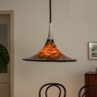 中古咖啡厅倒台喇叭吊灯客厅床头卧室调节创意个性艺术