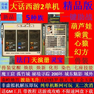 新大话西游单机五种族仿官龙族游戏灵宝法门助战怀旧情怀gm