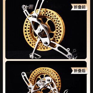 筝友新款风筝线轮盘档背带手握轮刹车防倒转风筝轮