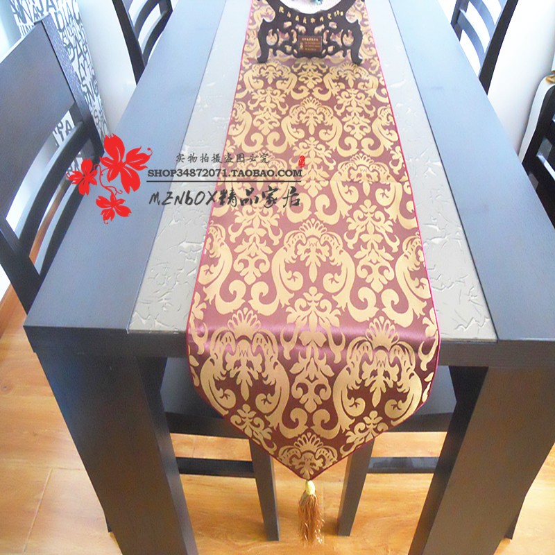 迁址仓古典中式多色布艺桌旗桌布茶几布高档复古时尚后现代