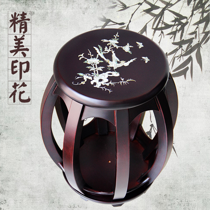 紫檀色古筝圆楠木色实木古筝仿古古筝素面印