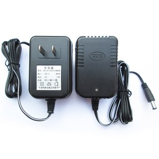 儿童汽车充电器通用童车四轮遥控车宝宝电动车充电器圆孔