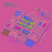 木制工具箱儿童修理装 男孩台益智仿真过家家宝宝拧螺丝