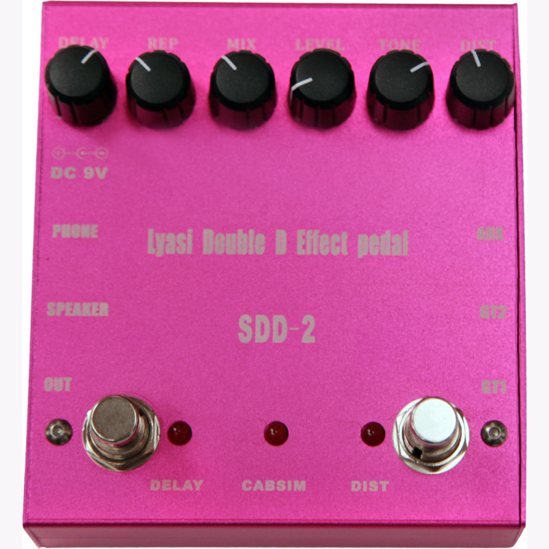 电吉他失真延迟模拟耳放混音响综合效果器