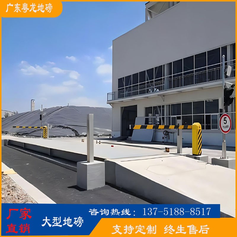 广东粤龙地磅厂定制吨吨电子地磅*m米米无人值守地磅