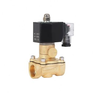 常闭电磁阀水阀 DC24V优质黄铜质量可靠 气阀 带手动应急开关220V