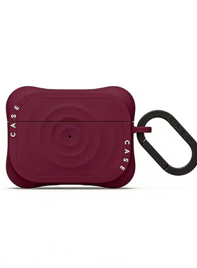 新颜色桑绒紫耳机套简约波浪适用苹果AirPods Pro2/3代AirPods3/4代保护套明星同款纯色硅胶无线蓝牙耳机壳