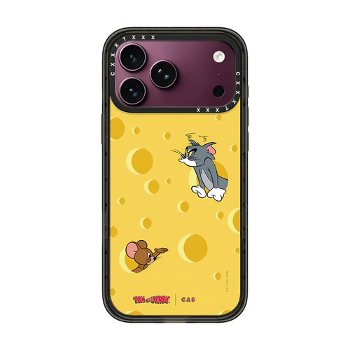 Tom&Jerry奶酪星球勃艮第酒红色适用于苹果iPhone18/17ProMax卡通16pro磁吸手机壳15防摔14pro保护套MagSafe