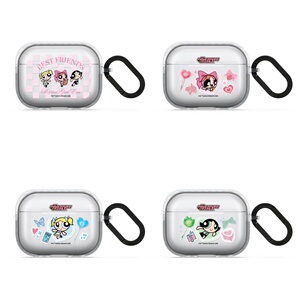 飞天小女警第二弹The Powerpuff Girls耳机套适用AirPods Pro2/3无线蓝牙耳机套AirPods4/3代防摔保护保护套