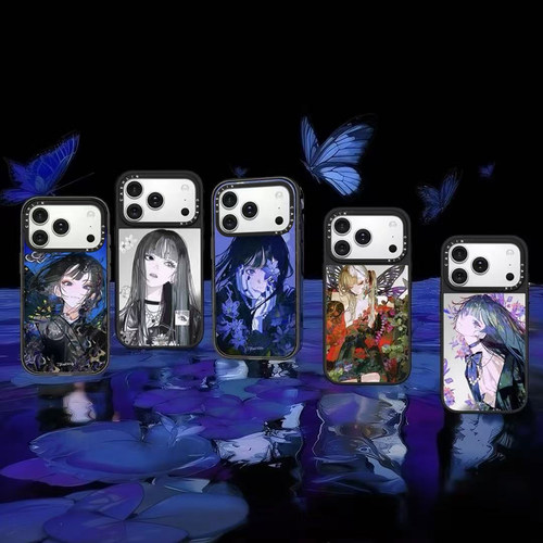 繁花梦境限定适用iPhone苹果17promax /16手机壳唯美二次元14promax/15/16plus13proMagSafe磁吸壳