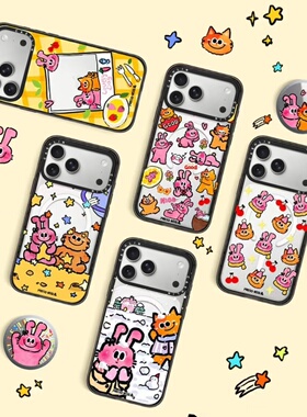 奶丝兔系列苹果17Promax手机壳适用于iPhone16Pro可爱卡通15ProMax明星同款14plus磁吸13Pro防摔12/11保护套