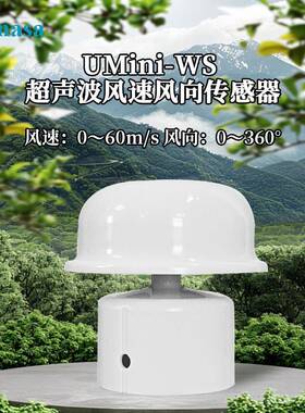 UMini-WS微型超声波风速风向传感器风向传感器0-60M/s风速风向仪