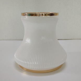 欧式水晶客厅灯罩灯具灯饰玻璃灯金色边圆圈爆款通用灯罩吊灯