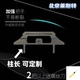 新款 金刚网纱窗铝合金点锁两柱锁扣把手锁体升级加固加厚耐用