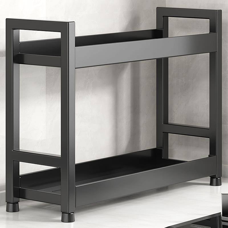 小厨房多功能置物架收纳架调料架台面落地多层窄厨房用品储物架子