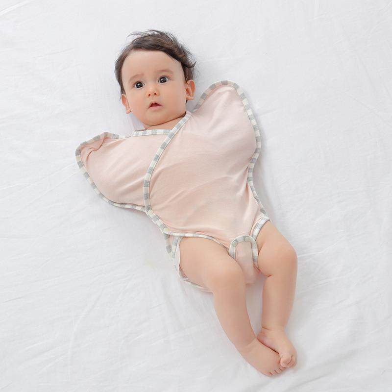 初生婴儿睡袋投降式防惊跳防吓春夏季通用新生儿襁褓安全感防踢被