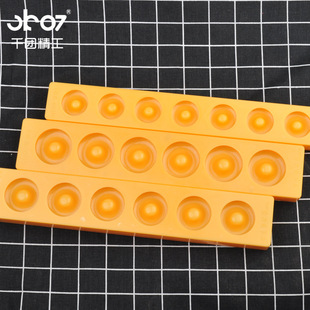 烘焙工具塑料加厚6孔中号桃酥模桃酥模具桃酥模杏仁模饼干模具