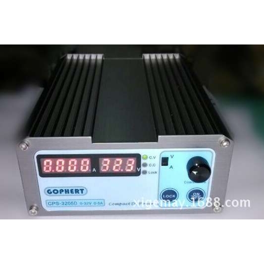 gophert直流开关电源CPS-3205可调稳压源32V5A输入110V220V带锁定