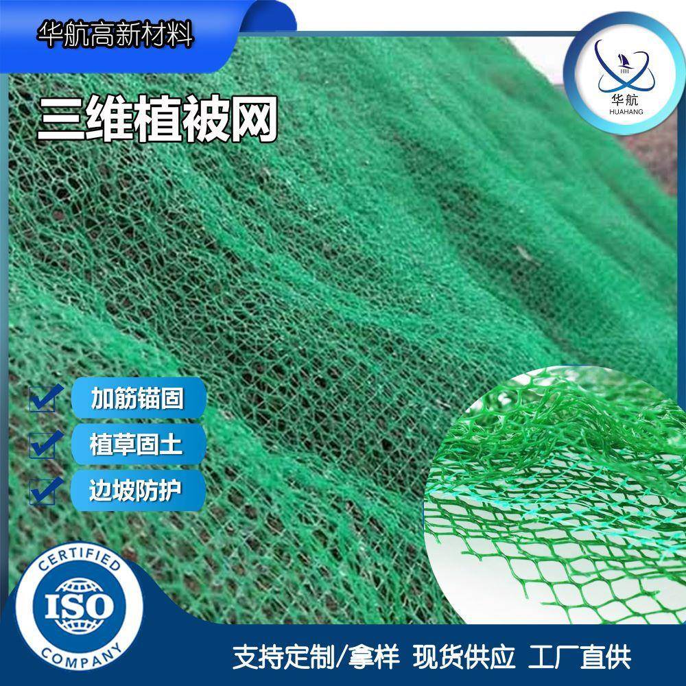 绿化护坡植被网高速边坡植草防止水土流失五层三层三维土工网垫
