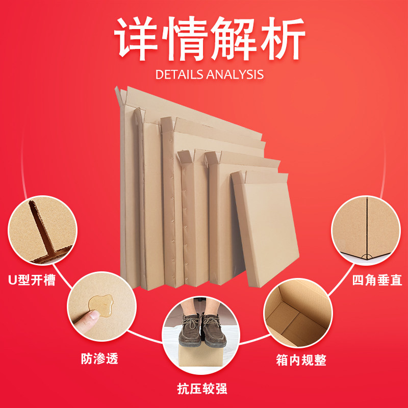 婚纱照相框包装盒扁平正方形装饰画框硬纸壳快递运输油画包装纸箱,包装,纸箱,淘宝优惠券,粉丝福利购,淘宝优惠卷