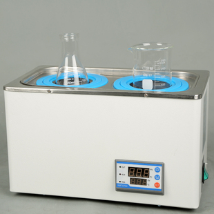 实验室恒温水浴锅电加热数显单四孔小型养殖水浴箱槽