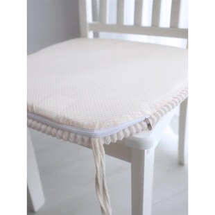 防滑椅垫坐垫加厚椅子垫欧式家用马蹄形拆洗有绑带垫子薄款