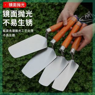 年新款雷义砖刀小产瓦工泥工瓷砖刀一体皿子大灰刀皿刀