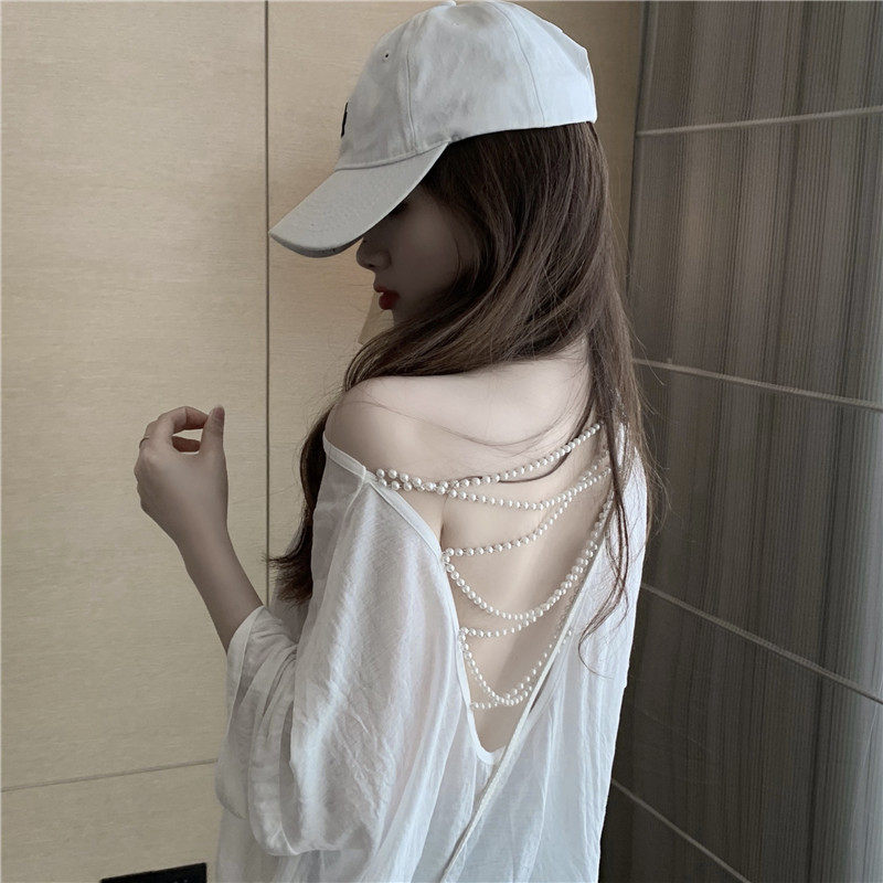 韩系T恤女宽松短袖别致设