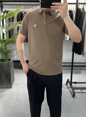 夏季新款刺绣短袖polo衫
