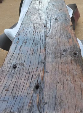 老船木板板旧船板吧台板台桌大隔板古船木板