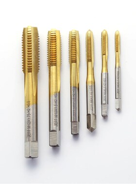 螺丝攻机用镀钛直槽高速专用螺丝攻m2mmmmm