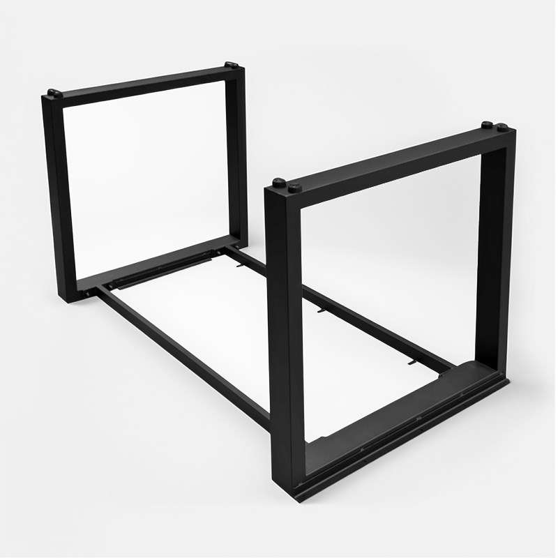 桌腿支架桌脚桌子腿岩板铁架办公会议桌架定制金属底座支撑桌子脚