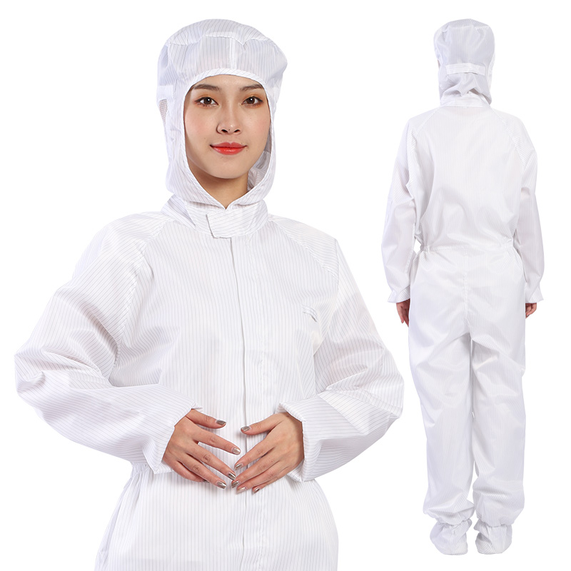 防静电连体服四连体全身防护男女工作服无尘服防护服耐高温洁净服
