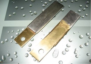 铜铁转换接头接地钢板铜铁排铁转铜连接块铜铁过渡板防雷地极接地