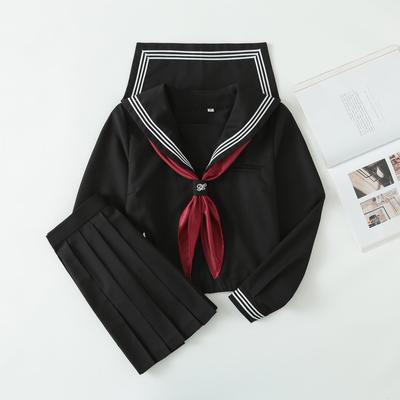 花清长袖jk制服裙基础款