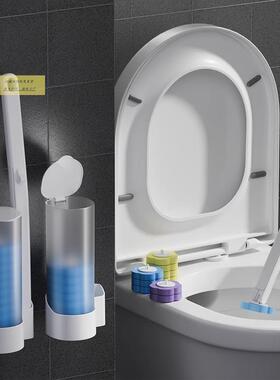 次性马桶刷家厕28304所刷子替换头套装卫生间一清洁神器无死用角