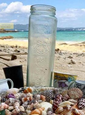 克力贝壳收330202收纳框正方形明海边微透型石亚头标本纳盒迷你贝