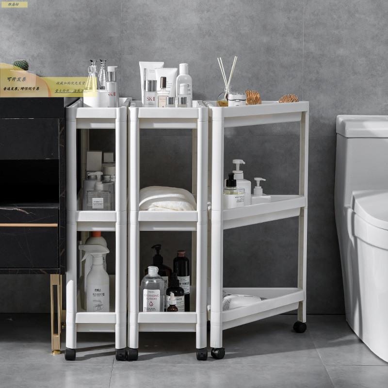 层洗液置物架落地储物夹缝多洗澡台面三角架架厕默认YB4K子所收纳