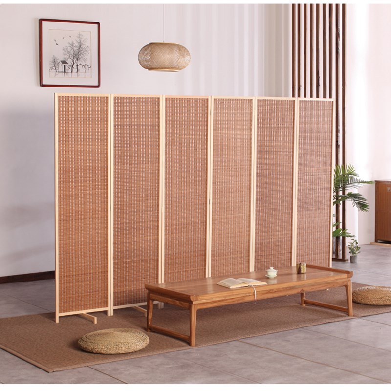中式屏风隔断折叠客厅移动简约现代卧室遮挡办公室家用隔断墙装饰