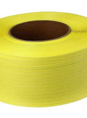 净重10kg长约3000米 黄色新料白色现货PP打包带 机用打包带半自动