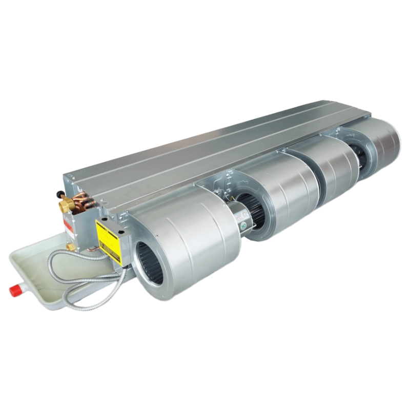 风机盘管卧式暗装水空调中央空调机组末端空气能水冷暖两用4进4出