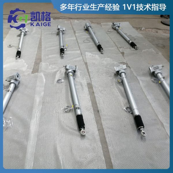厂家直供齿轮速机铝合金螺旋丝杆 伺服法兰LAP25电动推杆