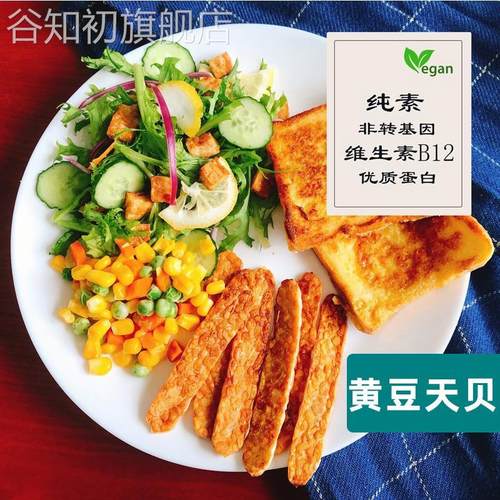 正宗官方旗舰店新鲜印尼天贝纯素食tempeh丹贝毛毛黄豆发酵菌纳
