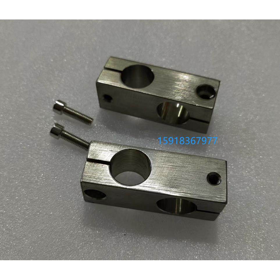 不锈钢十字型连接件光轴十字夹连接块锁紧固定块垂直固定夹交叉夹