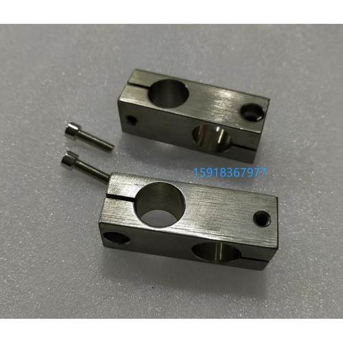 不锈钢十字型连接件光轴十字夹连接块锁紧固定块垂直固定夹交叉夹