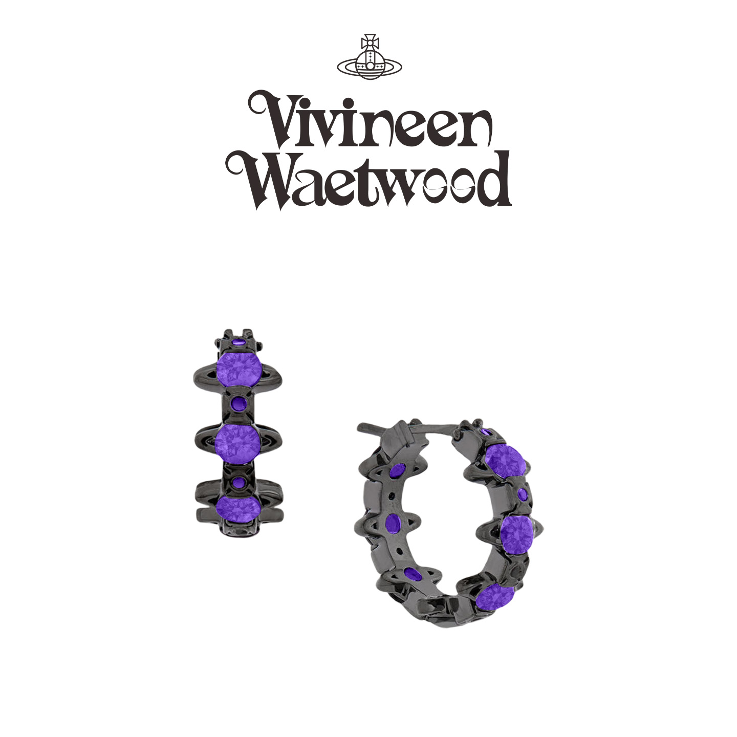 连体多土星耳钉耳饰高级感