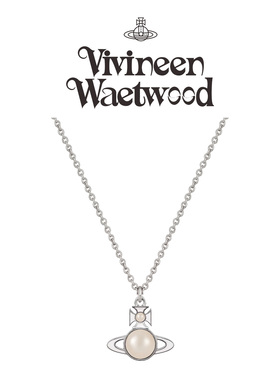 土星半面珍珠项链女高级感