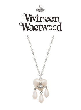 土星爱心水滴吊坠项链女高级感