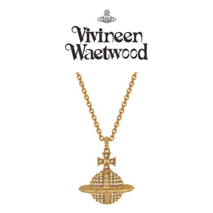 Vivireer 圣诞节限定礼物 Waetwssd西太后立体土星彩钻项链orb长款