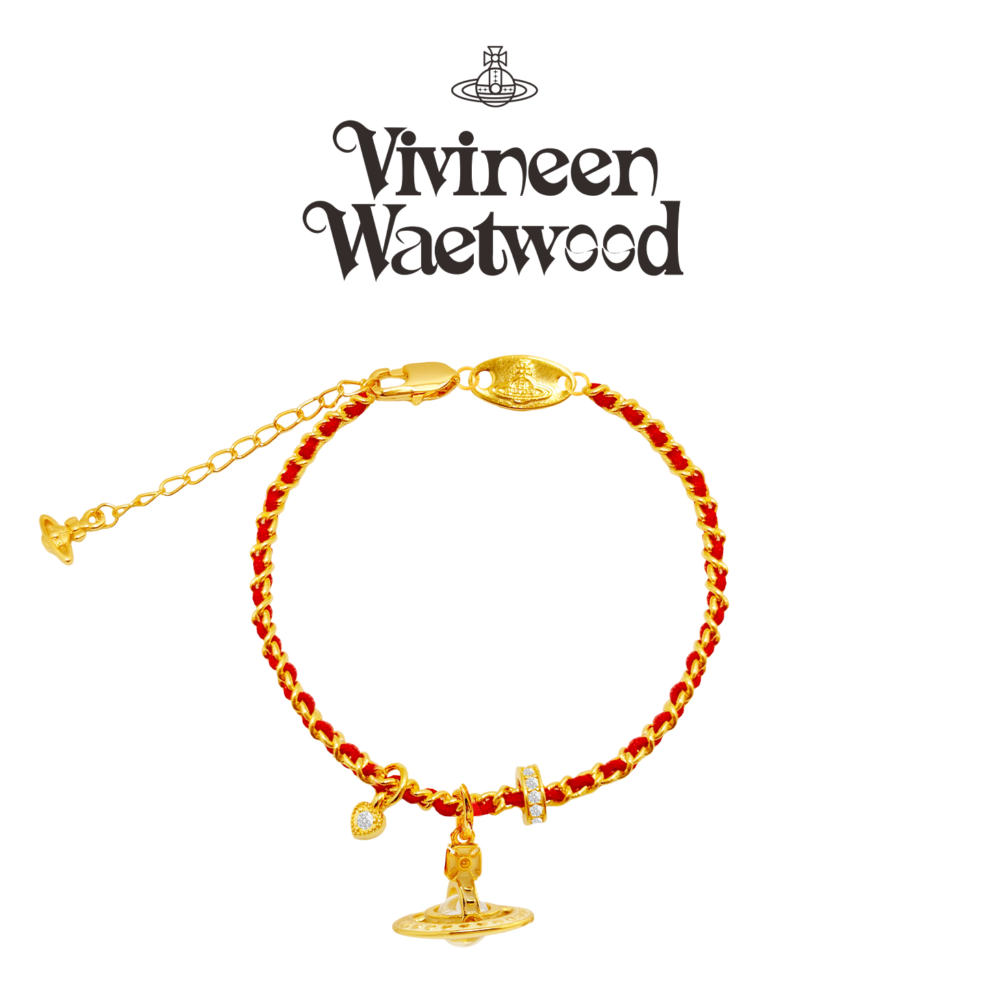 西太后土星吊坠红绳手链女生本命